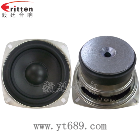 4寸高端品牌重低音喇叭正反面