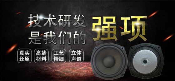 5.25寸異形鐵氧體外磁 電動式（動圈式）紙盆/泡沫環繞40W多媒體喇叭