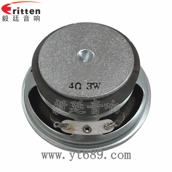 2.5寸4Ω10w喇叭--喇叭廠(chǎng)家反面圖