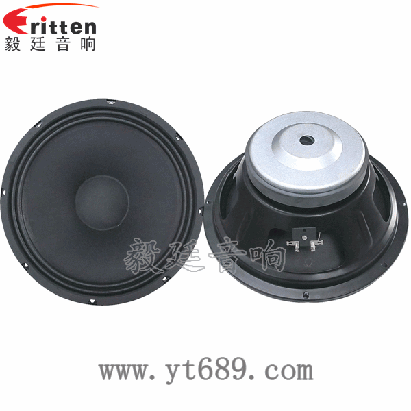 8''250w 重低音喇叭正反面